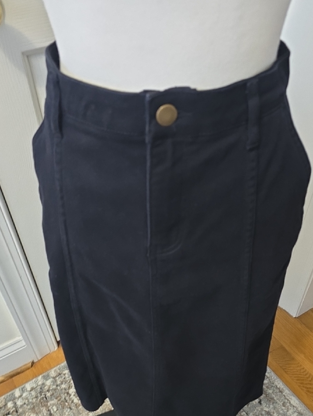 DRAPER JAMES BRAND WOMEN'S BLACK JEAN SKIRT SIZE 10